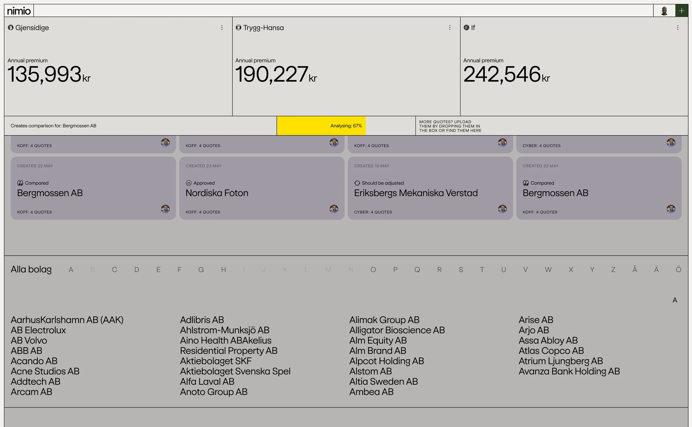 Structured policy data extracted by Nimio